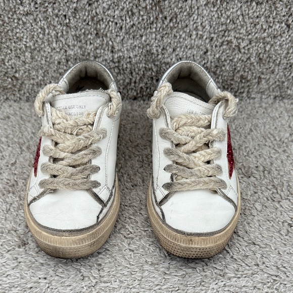 Golden Goose May Young with fuchsia glitter star and metallic leather heel tab - Picture 2 of 12